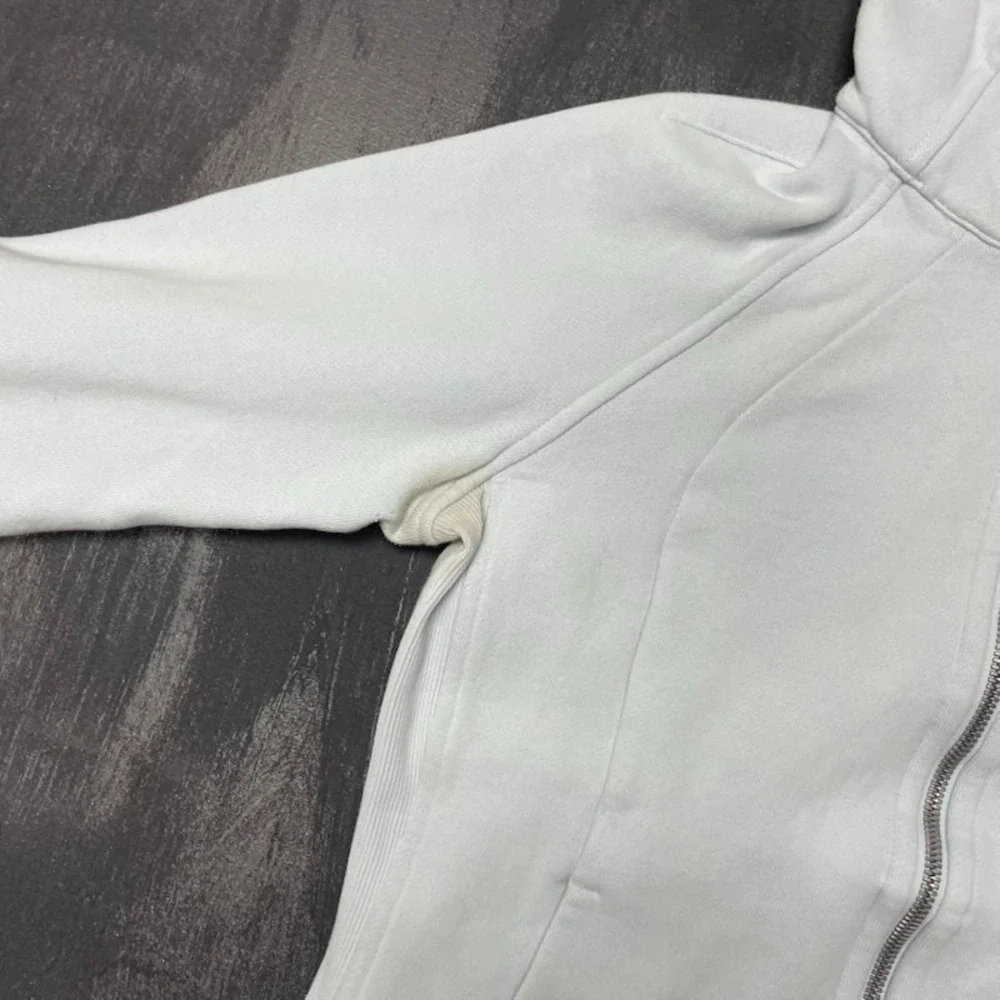Lululemon Scuba Full-Zip Hoodie classic athletic sweater womens Sz 6 - Picture 7 of 14